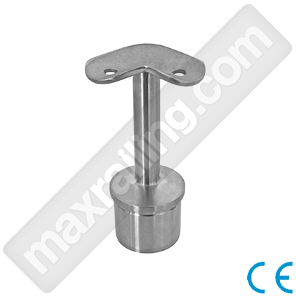 Права връзка с ъгъл 90° за тръба Ø42,4х2мм. Неръждаема стомана AISI 304. Сатенирана.